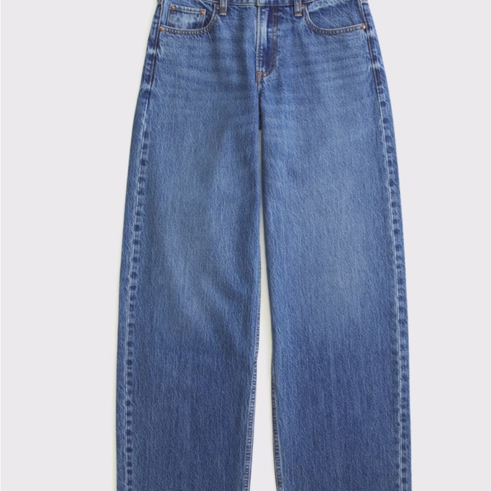 Abercrombie & Fitch Classic Blue Straight Leg Jeans